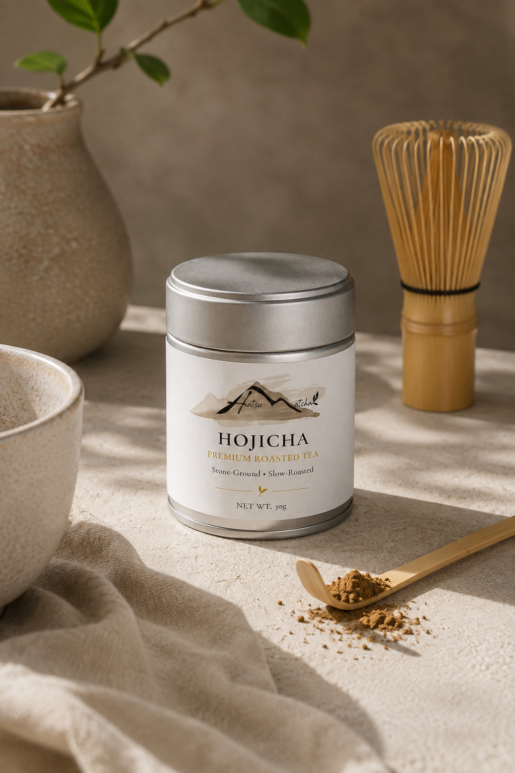 Premium Organic Hojicha Powder (30g)